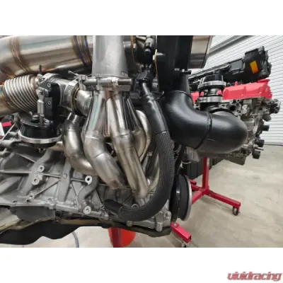 VTT Garrett GXR 45-73 & V-Band 1.15AR B58 Factory Control EWG Top Mount Single Turbo Kit - VTT-FAB-B58-SINGLE-GXR-4573-115
