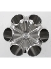 VTT Billet 6 Into 1 V-Band Small Frame 304SS Turbo Collectors                                     - VTT-FAB-COLLECTOR-6-1-V-SF-BILLET - Image 2
