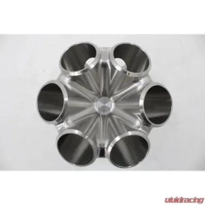 VTT Billet 6 Into 1 V-Band Small Frame 304SS Turbo Collectors - VTT-FAB-COLLECTOR-6-1-V-SF-BILLET