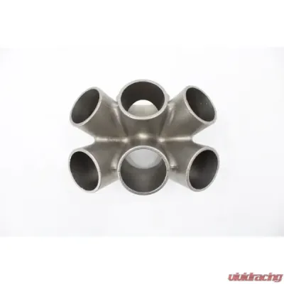 VTT Billet 6 Into 1 V-Band Small Frame 304SS Turbo Collectors - VTT-FAB-COLLECTOR-6-1-V-SF-BILLET