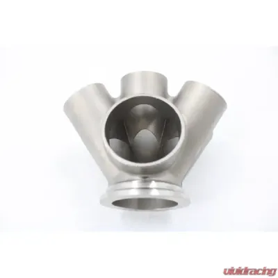 VTT Billet 6 Into 1 V-Band Small Frame 304SS Turbo Collectors - VTT-FAB-COLLECTOR-6-1-V-SF-BILLET