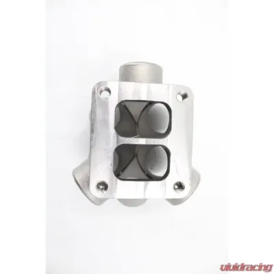 VTT Billet 6 Into 1 V-Band Small Frame 304SS Turbo Collectors - VTT-FAB-COLLECTOR-6-1-V-SF-BILLET