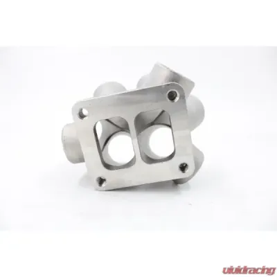 VTT Billet 6 Into 1 V-Band Small Frame 304SS Turbo Collectors - VTT-FAB-COLLECTOR-6-1-V-SF-BILLET