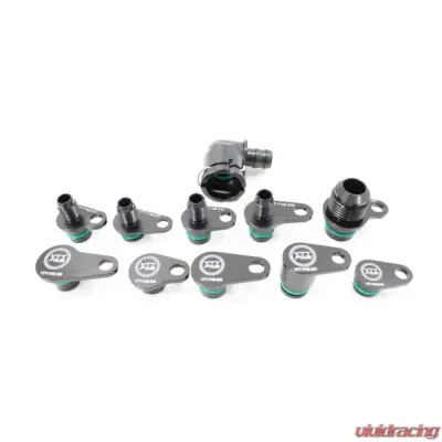 VTT -10AN Fitting Front Drain Adapter S55 - VTT-FAB-045-AN