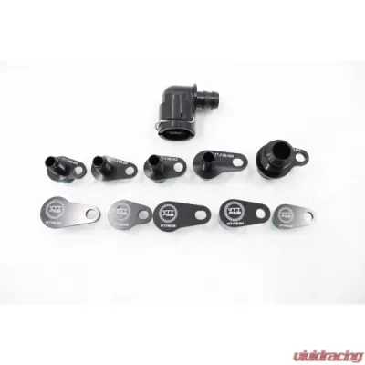 VTT -10AN Fitting Front Drain Adapter S55 - VTT-FAB-045-AN