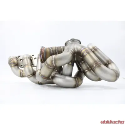 VTT Garrett Small Frame V-Band S55 Factory Control EWG Top Mount Single Turbo Manifold - VTT-FAB-S55-MANIFOLD-GARRETT