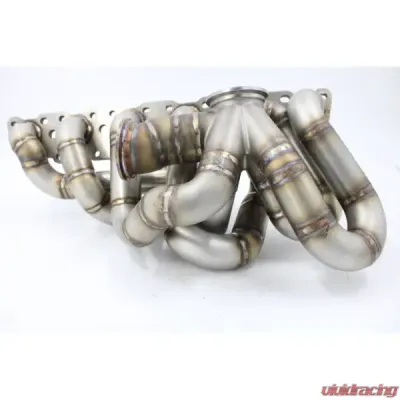 VTT Garrett Small Frame V-Band S55 Factory Control EWG Top Mount Single Turbo Manifold - VTT-FAB-S55-MANIFOLD-GARRETT