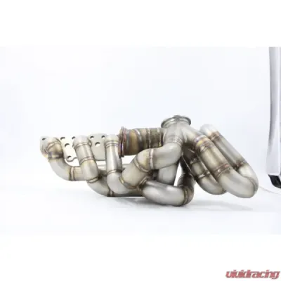 VTT Garrett Small Frame V-Band S55 Factory Control EWG Top Mount Single Turbo Manifold - VTT-FAB-S55-MANIFOLD-GARRETT