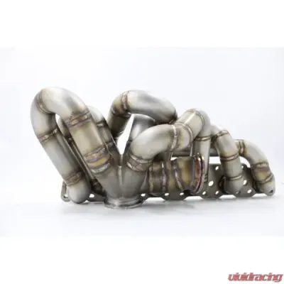 VTT Garrett Small Frame V-Band S55 Factory Control EWG Top Mount Single Turbo Manifold - VTT-FAB-S55-MANIFOLD-GARRETT