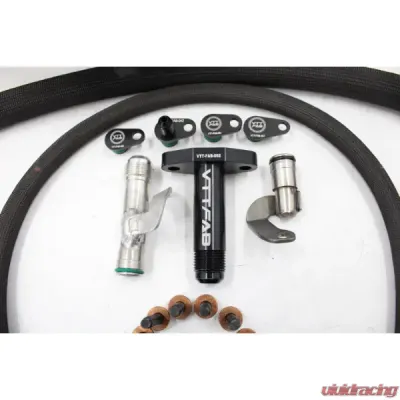 VTT 1.05 PTE Gen 2 6870 S55 Factory Control EWG Top Mount Single Turbo Kit - VTT-FAB-S55-SINGLE-G2-6870-105