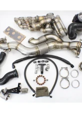 VTT 1.05 PTE Gen 2 6870 S55 Factory Control EWG Top Mount Single Turbo Kit                                     - VTT-FAB-S55-SINGLE-G2-6870-105 - Image 3