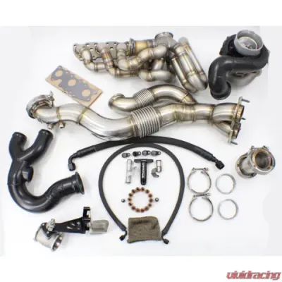 VTT 1.05 PTE Gen 2 6870 S55 Factory Control EWG Top Mount Single Turbo Kit - VTT-FAB-S55-SINGLE-G2-6870-105