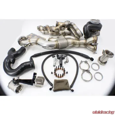 VTT 1.05 PTE Gen 2 6870 S55 Factory Control EWG Top Mount Single Turbo Kit - VTT-FAB-S55-SINGLE-G2-6870-105