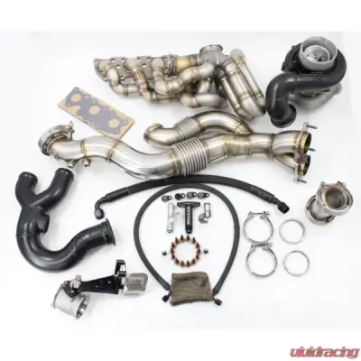 VTT 1.05 PTE Gen 2 6870 S55 Factory Control EWG Top Mount Single Turbo Kit - VTT-FAB-S55-SINGLE-G2-6870-105