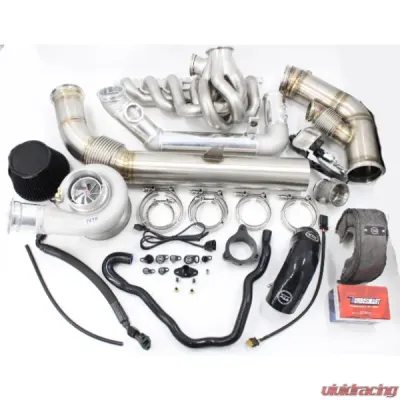VTT Garrett GXR 45-67 & V-Band 1.01AR S58 Factory Control EWG Top Mount Single Turbo Kit - VTT-FAB-S58-SINGLE-GXR-4567-101