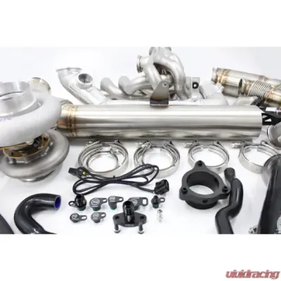 VTT Garrett GXR 45-67 & V-Band 1.01AR S58 Factory Control EWG Top Mount Single Turbo Kit - VTT-FAB-S58-SINGLE-GXR-4567-101