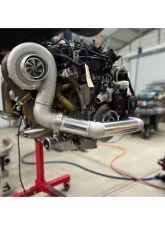 VTT Garrett GXR 45-67 & V-Band 1.01AR S58 Factory Control EWG Top Mount Single Turbo Kit                                     - VTT-FAB-S58-SINGLE-GXR-4567-101 - Image 4
