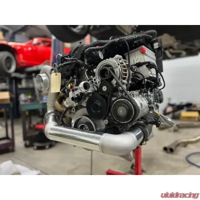VTT Garrett GXR 45-67 & V-Band 1.01AR S58 Factory Control EWG Top Mount Single Turbo Kit - VTT-FAB-S58-SINGLE-GXR-4567-101