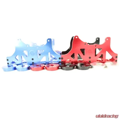 VTT Billet Differential Lock Down Kit BMW G80 2021-2024 - VTT-G8X-LOCKDOWN-RED