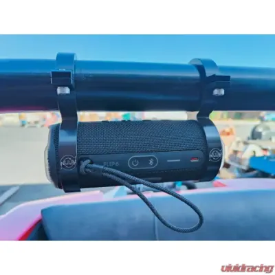 VTT Billet Roll Bar Mounts JBL Flip 3-6/Helmet - VTT-JBL-MOUNT-BLK-15