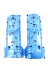 VTT Billet CNC Valve Cover Set BMW S65 3 Series E9X 2006-2013                                     - VTT-S65-BILLET-VALVECOVER-BLUE - Image 6
