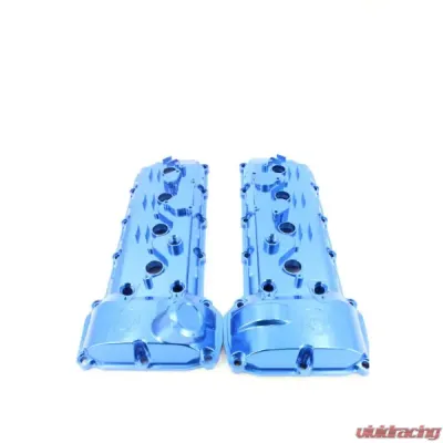 VTT Billet CNC Valve Cover Set BMW S65 3 Series E9X 2006-2013 - VTT-S65-BILLET-VALVECOVER-BLUE
