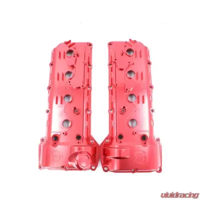 VTT Billet CNC Valve Cover Set BMW S65 3 Series E9X 2006-2013 - VTT-S65-BILLET-VALVECOVER-RED