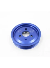 VTT Billet Power Steering Pulley BMW S65                                     - VTT-S65-PS-PULLEY-BLUE - Image 4