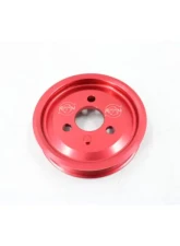 VTT Billet Power Steering Pulley BMW S65                                     - VTT-S65-PS-PULLEY-RED - Image 4