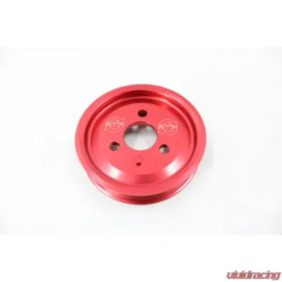 VTT Billet Power Steering Pulley BMW S65 - VTT-S65-PS-PULLEY-RED