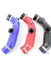 VTT BOV HKS Single Piece Silicone Cold Side Charge Pipe BMW E Series N54 335/135 2008-2010                                     - VTT-SILICONE-CP-N54-HKS-BLUE-2 - Image 2