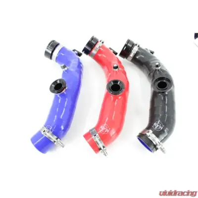 VTT BOV HKS Single Piece Silicone Cold Side Charge Pipe BMW E Series N54 335/135 2008-2010 - VTT-SILICONE-CP-N54-HKS-BLUE-2