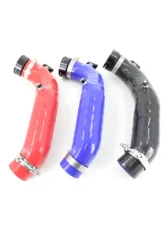 VTT BOV HKS Single Piece Silicone Cold Side Charge Pipe BMW E Series N54 335/135 2008-2010                                     - VTT-SILICONE-CP-N54-HKS-BLUE-2 - Image 3