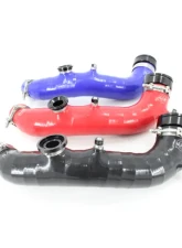 VTT BOV HKS Single Piece Silicone Cold Side Charge Pipe BMW E Series N54 335/135 2008-2010                                     - VTT-SILICONE-CP-N54-HKS-BLUE-2 - Image 9