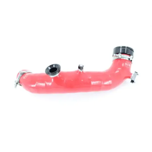VTT BOV HKS Single Piece Silicone Cold Side Charge Pipe w/o BOV BMW E Series N54 335/135 2008-2010 - VTT-SILICONE-CP-N54-HKS-RED-1