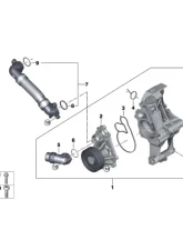 VTT Billet/Silicone Cylinder Head Hose BMW | Toyota 2017+                                     - VTT-SUPRA-UPPER-CYL-HOSE-BLK - Image 8