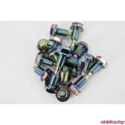VTT M12x1.5 Burnt Titanium Magnetic Oil Drain Plugs - VTT-TI-DRAIN