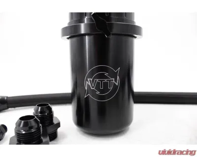 VTT -12 AN Billet High Flow Catch Can System - VTT-HF-CC-A9X-12