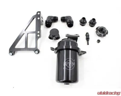 VTT -12 AN Billet High Flow Catch Can System - VTT-HF-CC-A9X-12