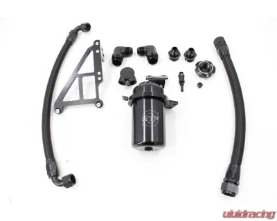 VTT -12 AN Billet High Flow Catch Can System - VTT-HF-CC-A9X-12