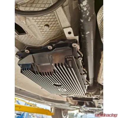 VTT Billet Large Capacity ZF8HP Transmission Pan BMW | Toyota 2018-2025 - VTT-ZF8HP-PAN-BLK