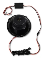 Octane Lighting 5 3/4 Inch Blue SMD LED Halo Angel Eye Black Halogen Light Crystal Headlight Pair                                     - OL-001L-B-BLK - Image 10