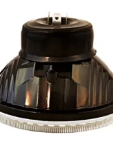 Octane Lighting 5 3/4 Inch Blue SMD LED Halo Angel Eye Black Halogen Light Crystal Headlight Pair                                     - OL-001L-B-BLK - Image 11