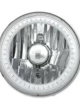 Octane Lighting 5 3/4 Inch SMD Blue LED Halo Halogen Bulb Headlight Angel Eye Crystal Clear Pair                                     - OL-001L-B - Image 3