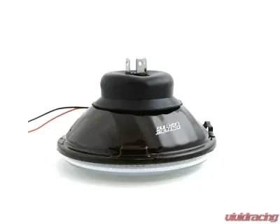 Octane Lighting 5 3/4 Inch SMD Pink LED Halo Angel Eye Halogen 60/55w Crystal Clear Headlight Pair - OL-001L-PINK