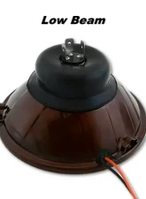 Octane Lighting 5 3/4 Inch SMD Red LED Halo Halogen Bulb Headlight Angel Eye Crystal Clear Pair                                     - OL-001L-R - Image 7