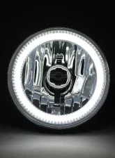 Octane Lighting 5 3/4 Inch Switchback White Amber Halogen Halo DRL Turn Signal Angel Eye Headlight Pair                                     - OL-001L-WA - Image 6