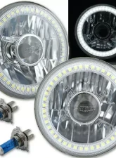 Octane Lighting 5 3/4 Inch Projector SMD White LED Halo Halogen Bulb Crystal Headlight Angel Eye Pair                                     - OL-002-L-P-W - Image 12