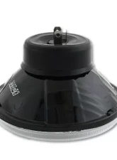 Octane Lighting 5 3/4 Inch Halogen Headlight Diamond Crystal Headlamp 55/60w H4 6000k Light Bulb Pair                                     - OL-003 - Image 4