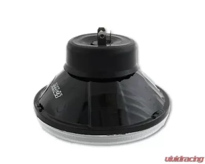 Octane Lighting 5 3/4 Inch Halogen Headlight Diamond Crystal Headlamp 55/60w H4 6000k Light Bulb Pair - OL-003